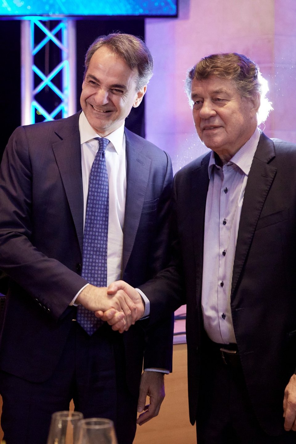 Ο Κυριάκος Μητσοτάκης με τον Ότο Ρεχάγκελ