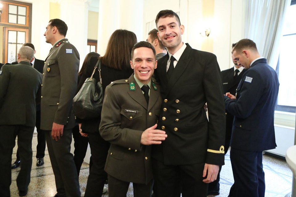 Λευτέρης Πετρούνιας και Μίλτος Τεντόγλου