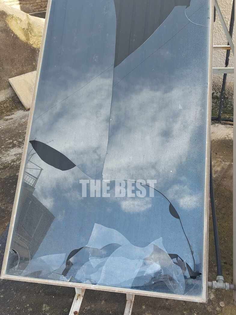 σπασμένα τζάμια, από το χαλάζι στην Πάτρα