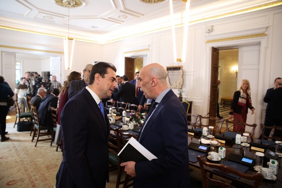 Κώστας Σκρέκας και Γιάννης Μπρατάκος