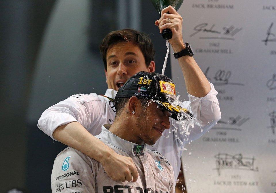 Τoto Wolff και Lewis Hamilton σε παλιές ευτυχισμένες στιγμές
