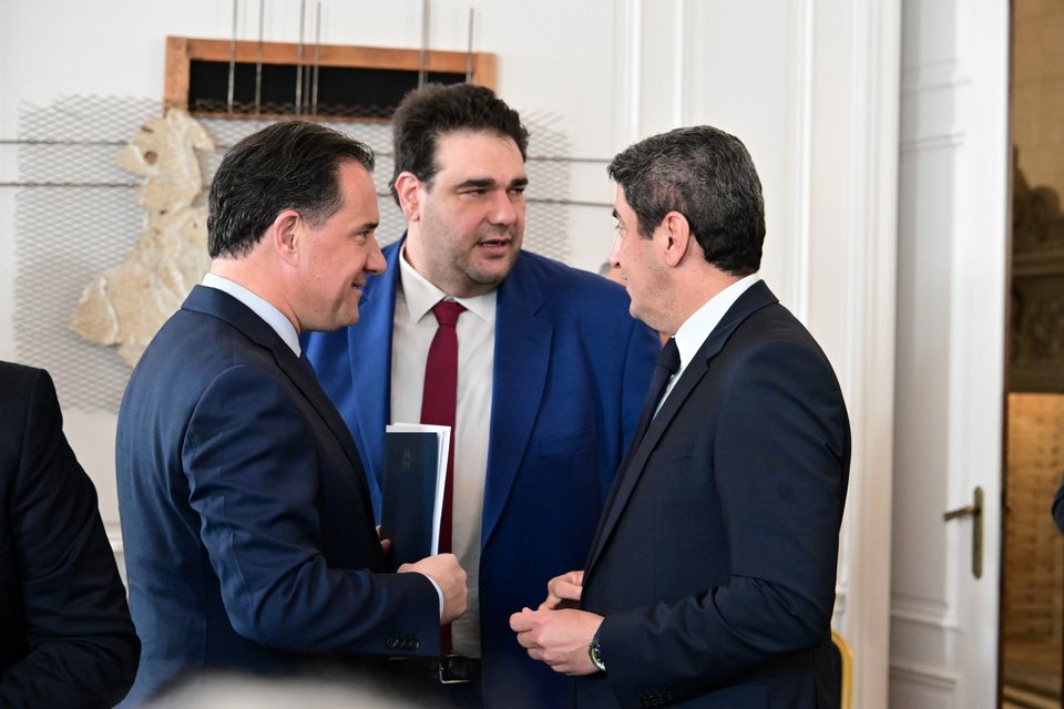 Άδωνις Γεωργιάδης, Θοδωρής Λιβάνιος και Λευτέρης Αυγενάκης