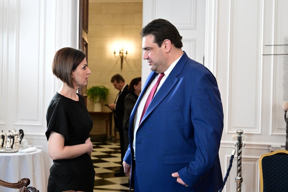 Ο Θοδωρής Λιβάνιος και η Ειρήνη Αγαπηδάκη