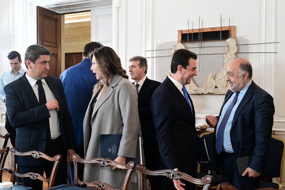 Η Σοφία Ζαχαράκη και ο Λευτέρης Αυγενάκης σε πρώτο πλάνο