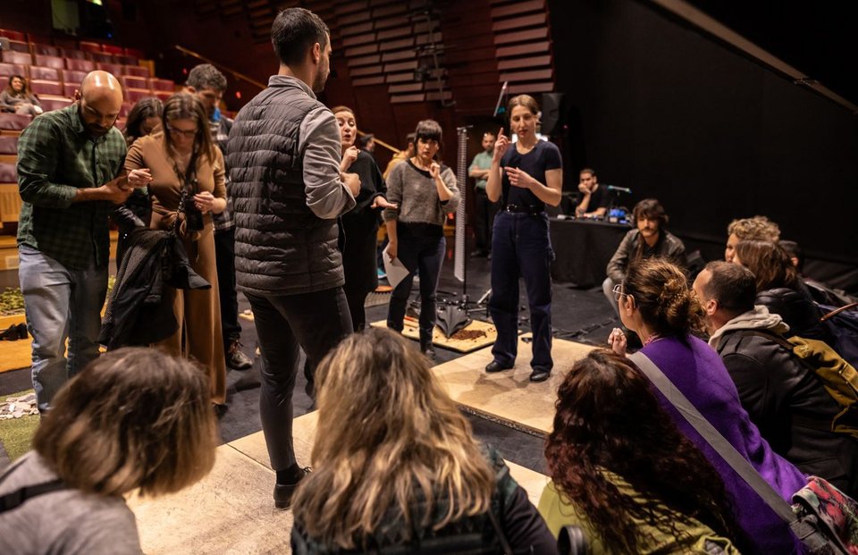 Στιγμιότυπο από την αισθητηριακή ξενάγηση