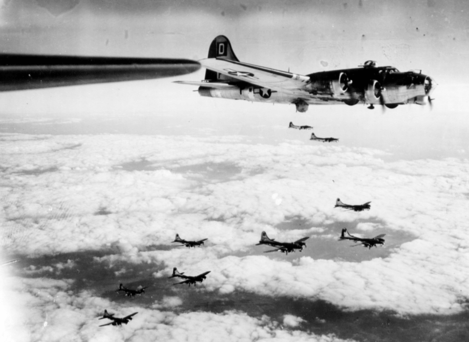 B-17 Flying Fortresses της 8ης Πολεμικής Αεροπορίας