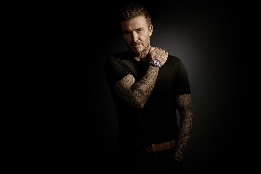 David Beckham - Black Bay Chrono Pink