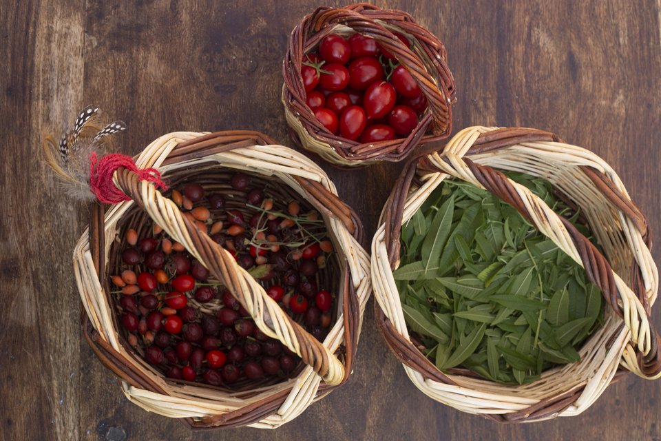 Η πρωινή σοδειά από τα μποστάνια.
