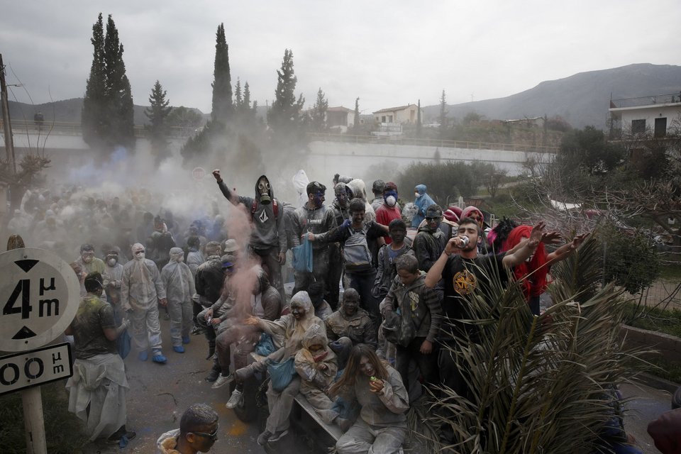 Αλευρομουτζουρώματα στο Γαλαξίδι