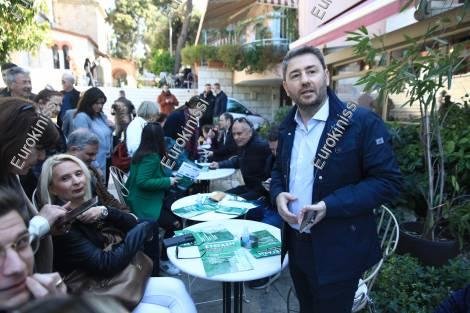 Επίσκεψη του προέδρου του ΠΑΣΟΚ-Κινήματος Αλλαγής, Νίκου Ανδρουλάκη στην αγορά του Χαλανδρίου/(ΓΙΑΝΝΗΣ ΠΑΝΑΓΟΠΟΥΛΟΣ / EUROKINISSI)