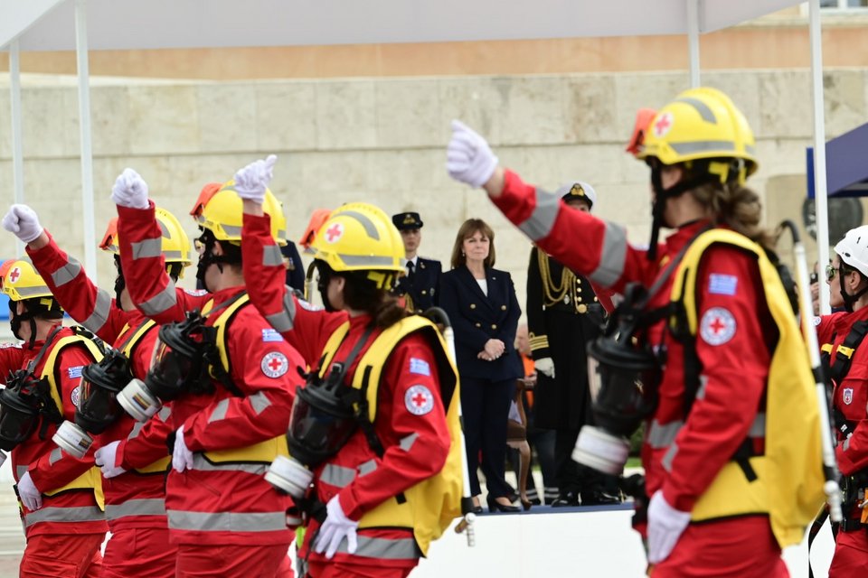 στρατιωτική παρέλαση στην Αθήνα για την 25η Μαρτίου