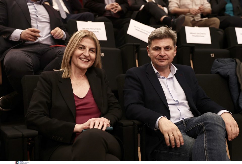 Η Δώρα Αυγέρη και ο Νίκος Φαραντούρης -Φωτογραφία: Intimenews/ΛΙΑΚΟΣ ΓΙΑΝΝΗΣ