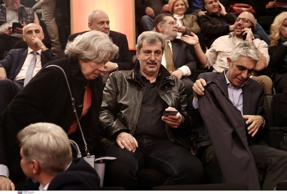 Ο Παύλος Πολάκης, ο Γιώργος Τσίπρας και η Αθηνά Λινού --Φωτογραφία: Intimenews/ΛΙΑΚΟΣ ΓΙΑΝΝΗΣ