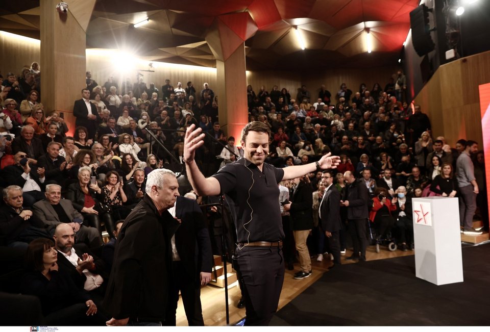 Ο Στέφανος Κασσελάκης στην εκδήλωση «Ελληνικό όνειρο - Ζωή με αξιοπρέπεια» -Φωτογραφία: Intimenews/ΛΙΑΚΟΣ ΓΙΑΝΝΗΣ