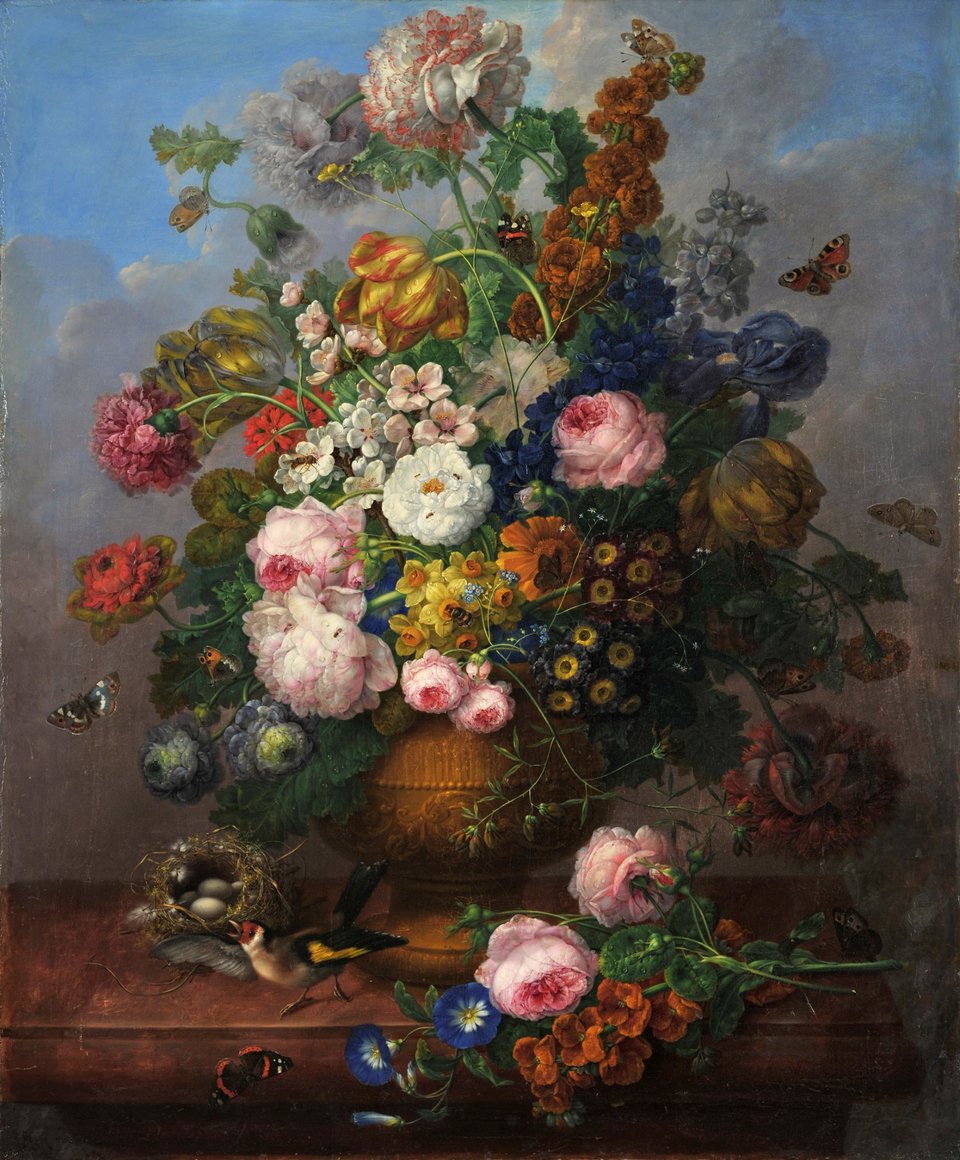 Δοχείο με άνθη, 1810
