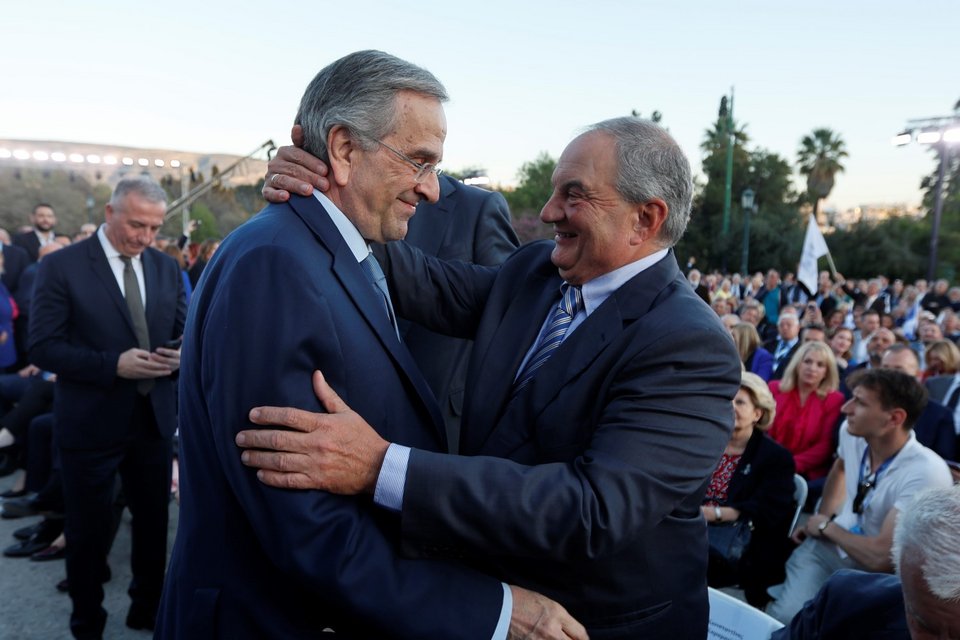 Αντώνης Σαμαράς και Κώστας Καραμανλής