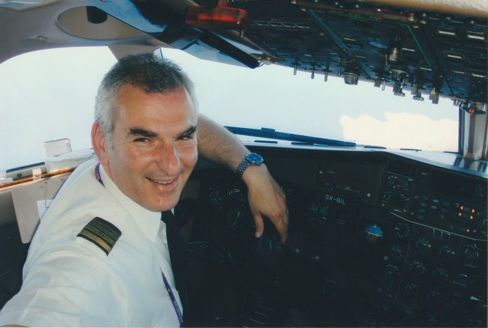 Ο κ. Σινιόρος στα χρόνια της Olympic Air