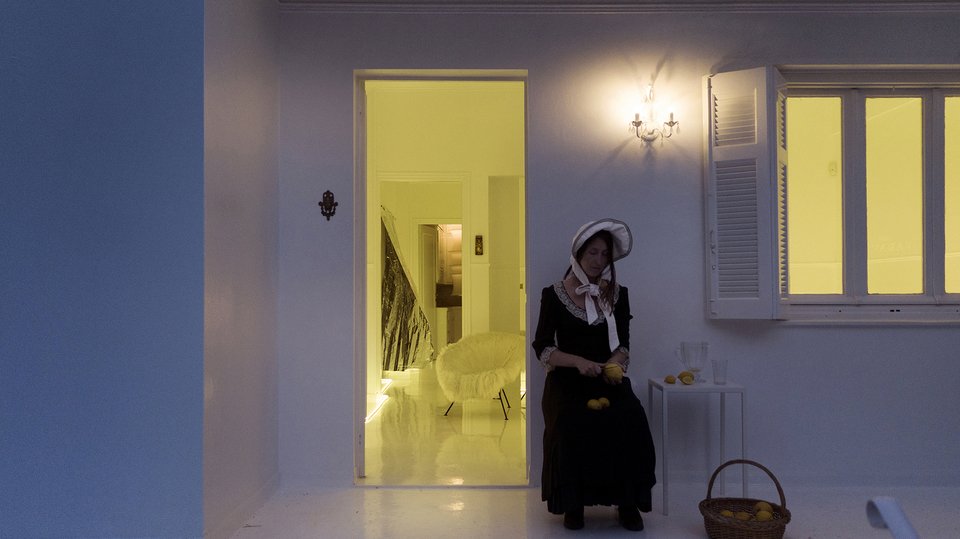 Η βεράντα της μονοκατοικίας του 1960. 