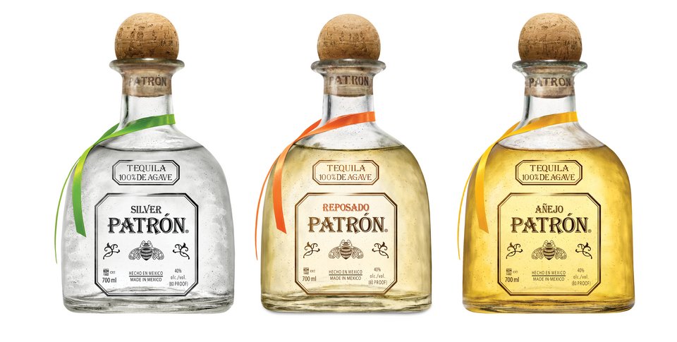 Partón Silver, Reposado, Añejo.
