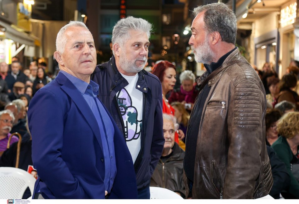 Ο Ευ. Αποστολάκης στην ομιλία Κασσελάκη στα Χανιά