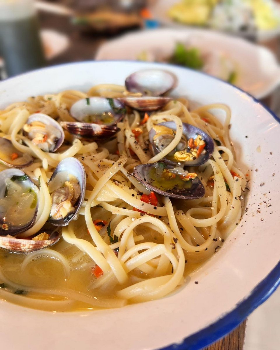 Λιγκουίνι με όστρακα / Φωτογραφία: hamsandclams/Instagram