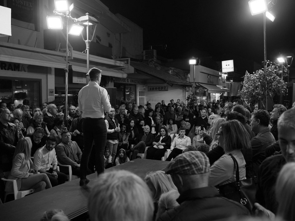 Ο Στέφανος Κασσελάκης στα Χανιά