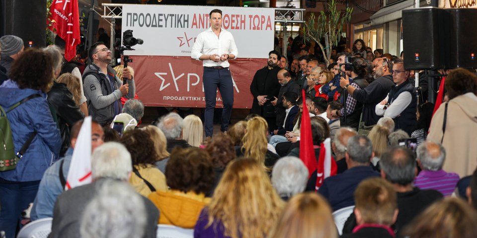 Ο Στέφανος Κασσελάκης στα Χανιά / Φωτογραφία: Intimenews/ΚΑΡΤΣΩΝΑΚΗΣ ΜΑΚΗΣ