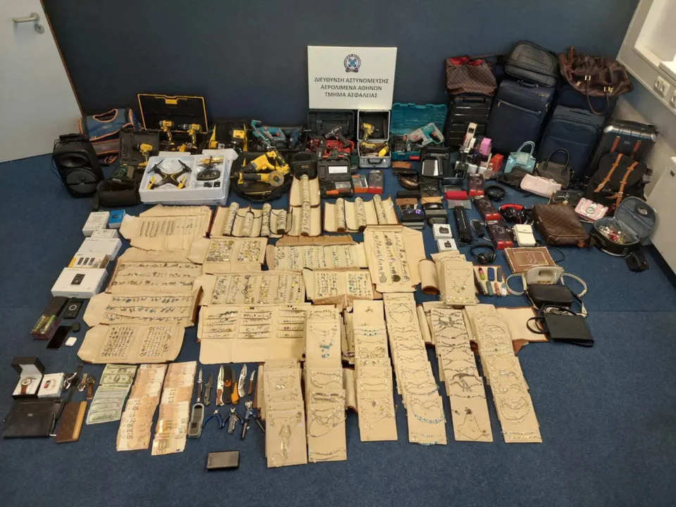 Τα κλεμμένα αντικείμενα που βρήκε η αστυνομια