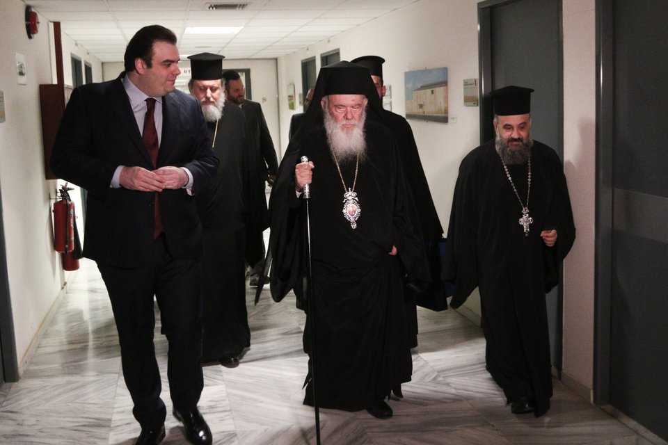 Κυριάκος Πιερρακάκης, Αρχιεπίσκοπος Ιερώνυμος