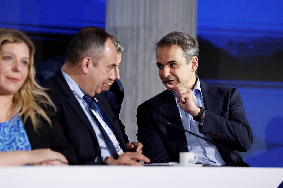 Ο Κυριάκος Μητσοτάκης με τον Γ. Πλακιωτάκη