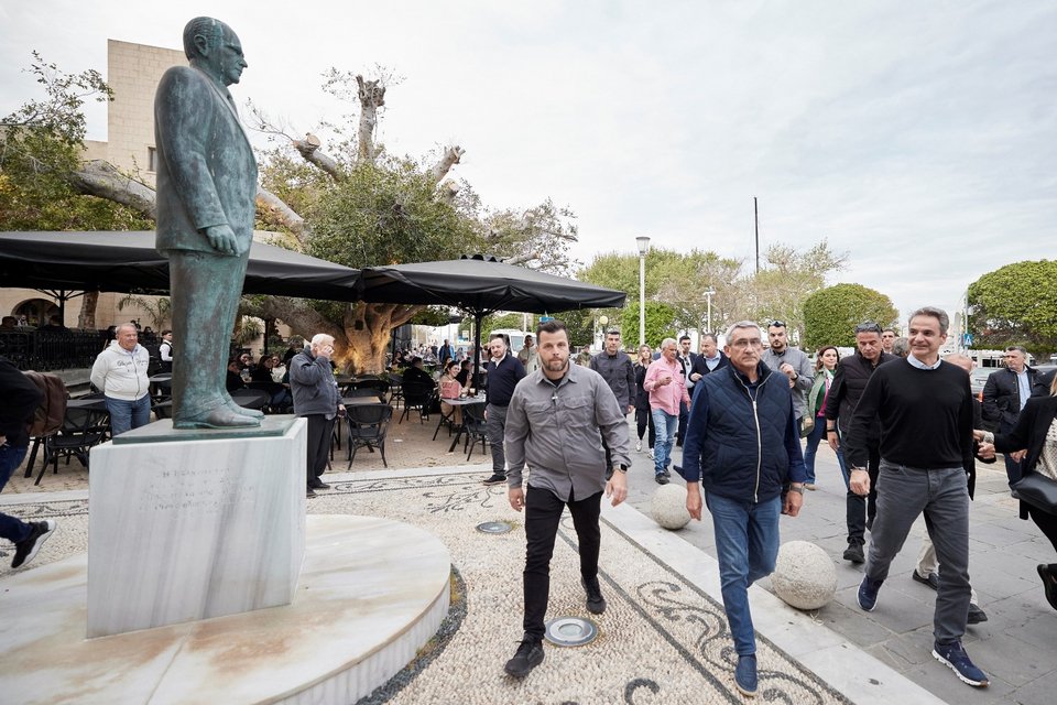 Ο Κυριάκος Μητσοτάκης στη Ρόδο / Φωτογραφία: Γρ. Τύπου Πρωθυπουργού/ΔΗΜΗΤΡΗΣ ΠΑΠΑΜΗΤΣΟΣ