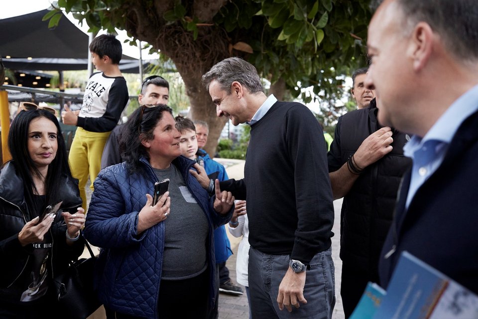 Ο Κυριάκος Μητσοτάκης στη Ρόδο / Φωτογραφία: Γρ. Τύπου Πρωθυπουργού/ΔΗΜΗΤΡΗΣ ΠΑΠΑΜΗΤΣΟΣ