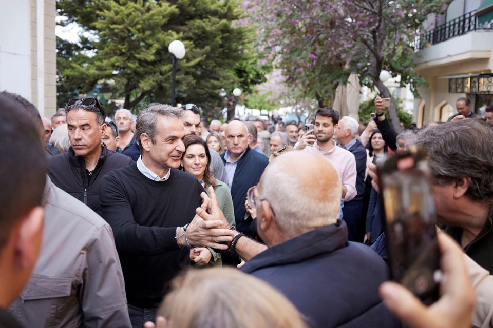 Ο Κυριάκος Μητσοτάκης στη Ρόδο / Φωτογραφία: Γρ. Τύπου Πρωθυπουργού/ΔΗΜΗΤΡΗΣ ΠΑΠΑΜΗΤΣΟΣ