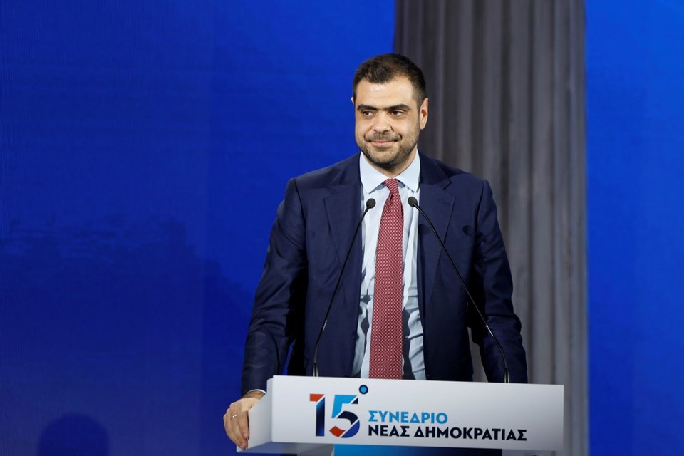 Ο υφυπουργός παρά τω Πρωθυπουργό και κυβερνητικός εκπρόσωπος (και τέως γραμματέας της ΝΔ) Παύλος Μαρινάκης- Φωτογραφία: ΓΙΩΡΓΟΣ ΚΟΝΤΑΡΙΝΗΣ/EUROKINISSI