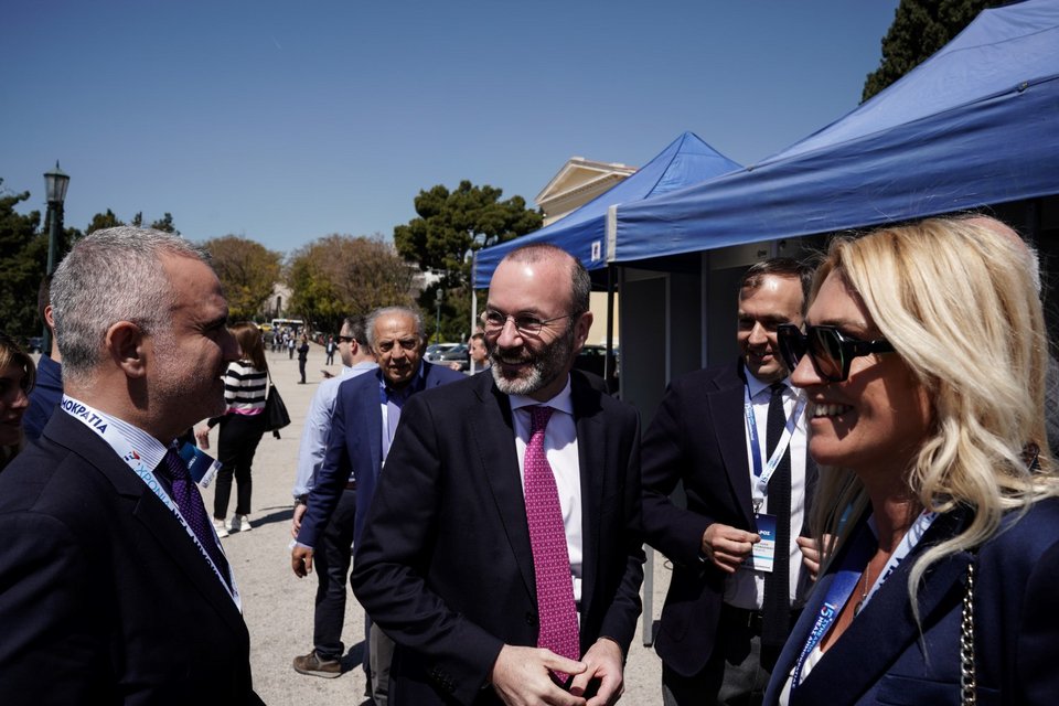 Ο Μάνφρεντ Βέμπερ στο Ζάππειο -Φωτογραφία: Menelaos Myrillas / SOOC