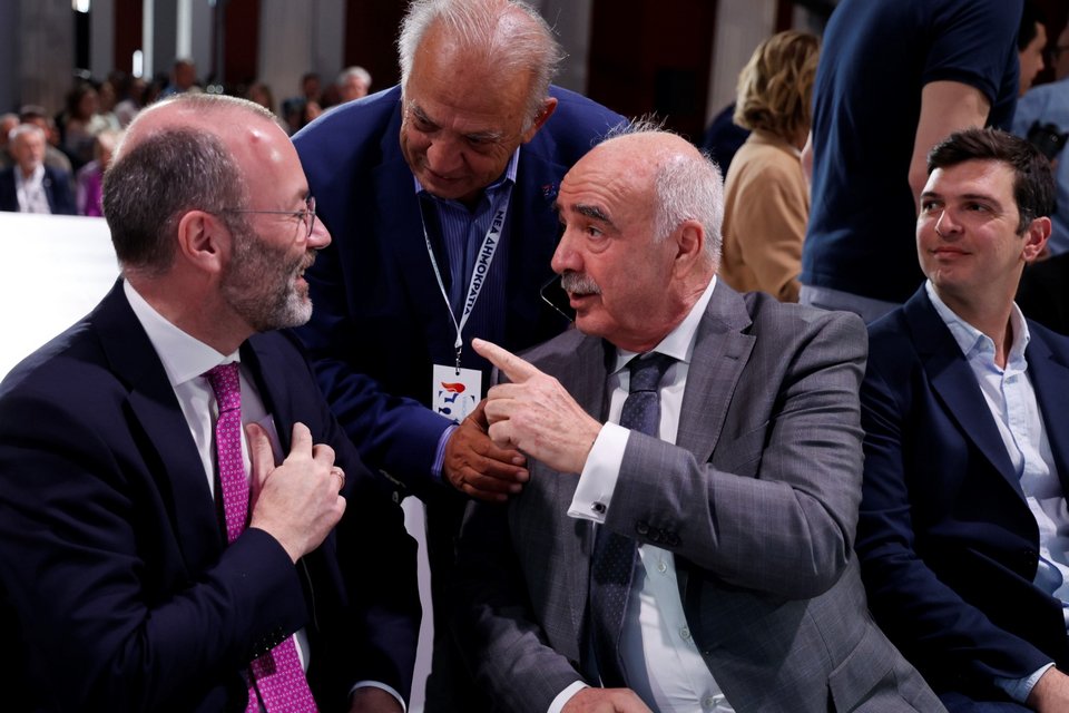 Ο Μ. Βέμπερ με τον Ευ. Μεϊμαράκη