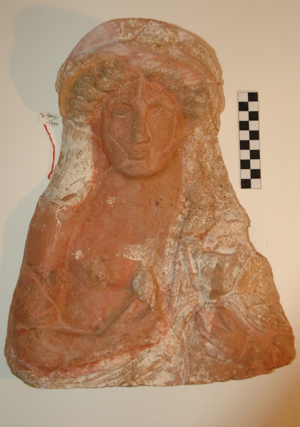 Πήλινη προτομή Διονύσου, κλασικών χρόνων 