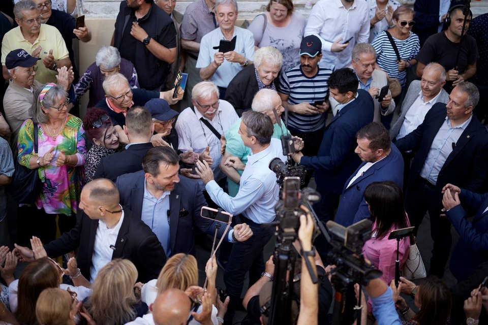 Ο Κυριάκος Μητσοτάκης στην Κέρκυρα