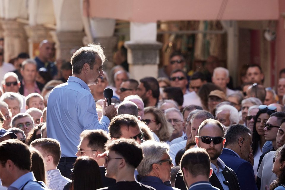 Ο Κυριάκος Μητσοτάκης στην Κέρκυρα