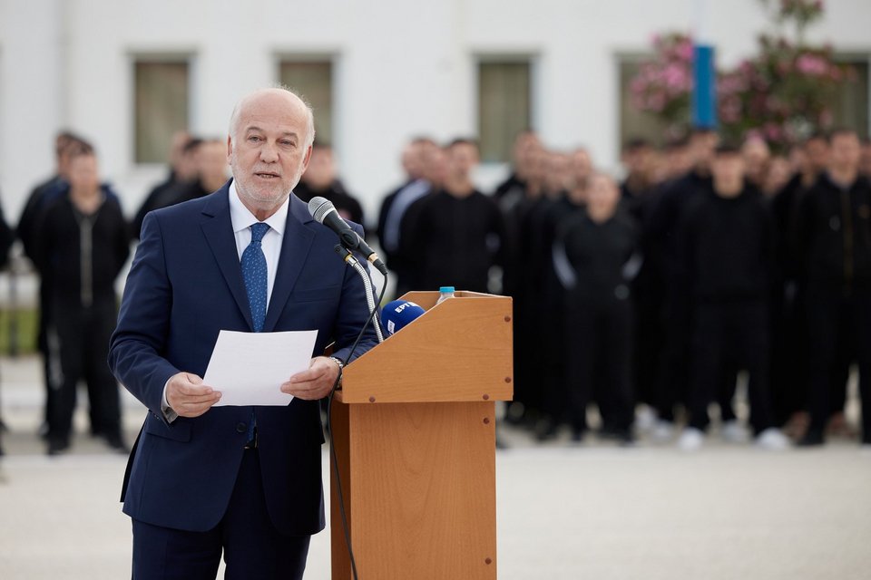 Ο υπουργός Δικαιοσύνης Γιώργος Φλωρίδης στη Σχολή Αστυφυλάκων / Φωτογραφία: ΓτΠ / Δημήτρης Παπαμήτσος