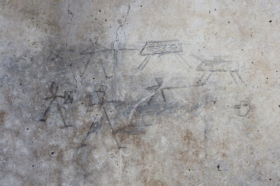 ζωγραφιές παιδιών από την Πομπηία