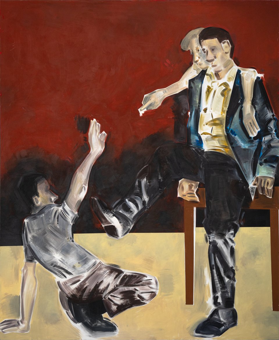 Lot 120, Απόστολος Γεωργίου, λάδι σε μουσαμά, 261 x 210 cm, Εκτίμηση €20.000-30.000