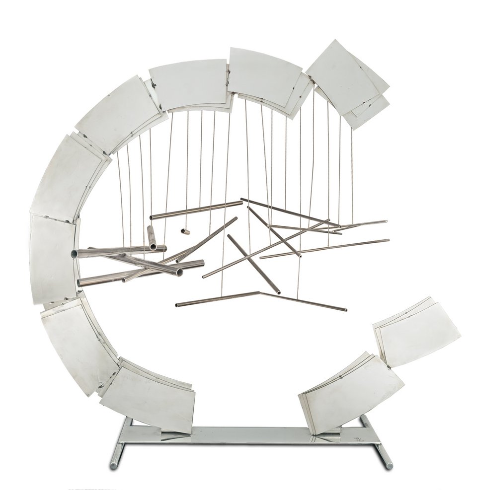 Lot 40, Γιώργος Ζογγολόπουλος, Κυκλαδικό (1985), ανοξείδωτος χάλυβας, 90 cm, Εκτίμηση 10.000-15.000