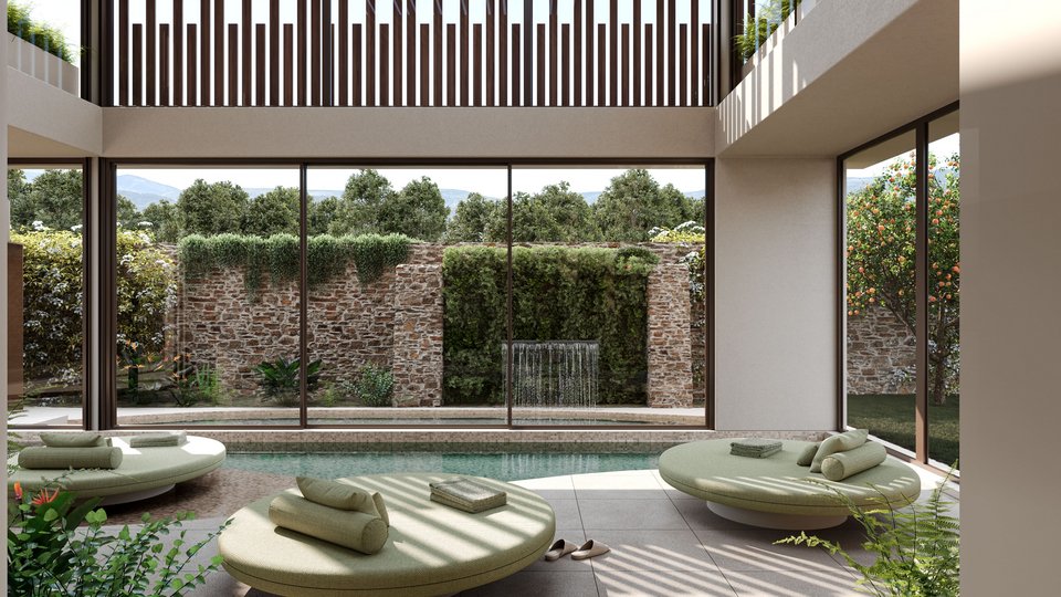 Ο χωρος του SPA στπ Pearl Island Chios Hotel & Spa.