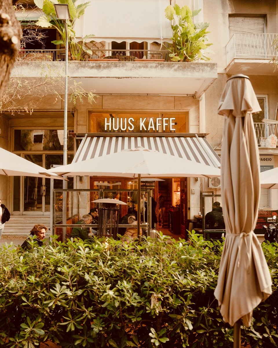 Η πρόσοψη του Huus Kaffe / Φωτογραφία: huus_fokionos/Instagram