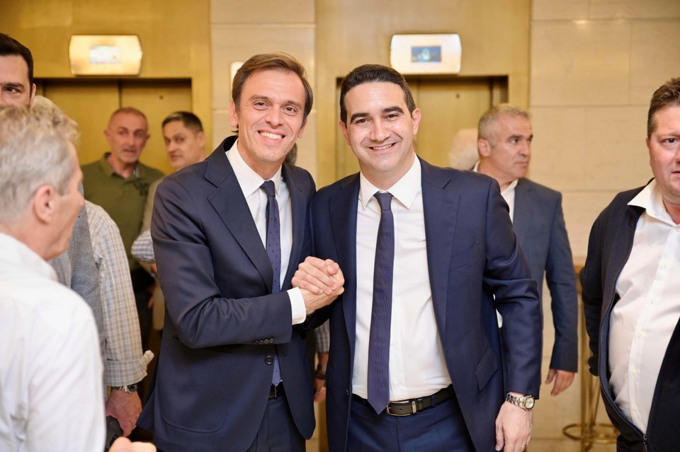 Ο Μ. Κατρίνης και ο Δημ. Μάντζος