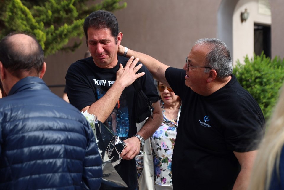 Ο Θανάσης Σταθόπουλος, γείτονας του Αντώνη Τουρκογιώργη, που του στάθηκε μέχρι τέλους -Φωτογραφία: Eurokinissi/ΓΙΑΝΝΗΣ ΠΑΝΑΓΟΠΟΥΛΟΣ