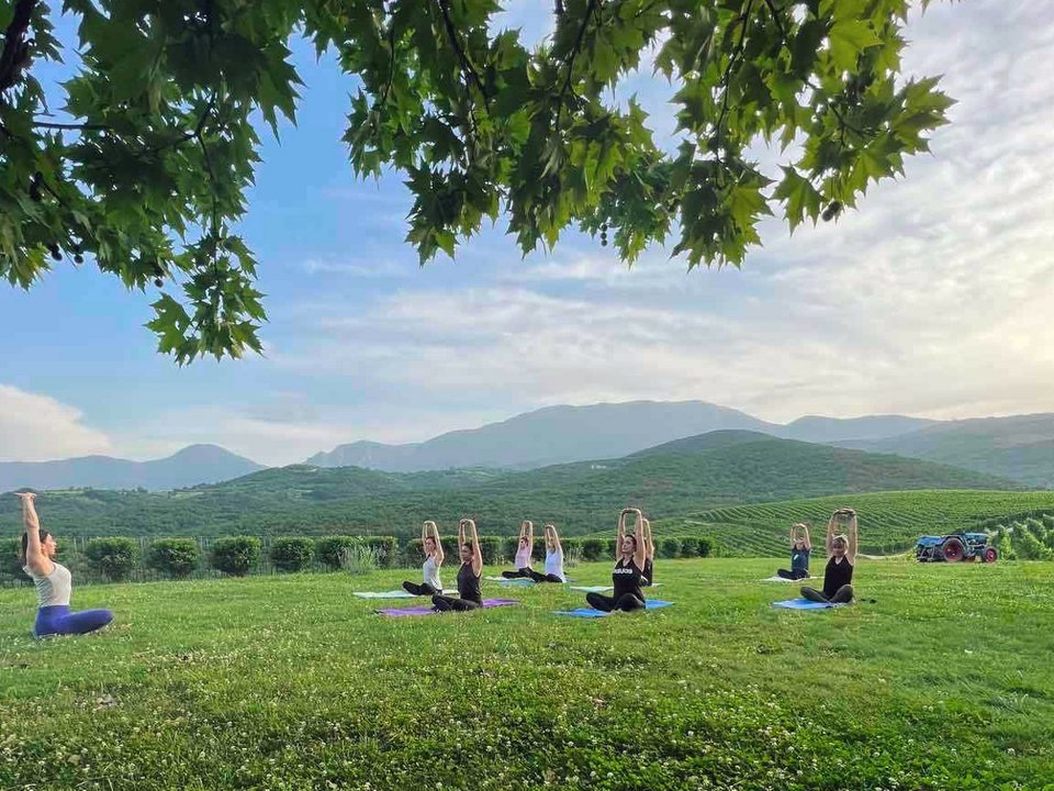 Γιόγκα στο Κτήμα Κυρ Γιάννη