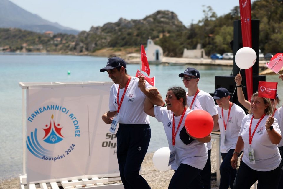 Στην παρέλαση των Special Olympics
