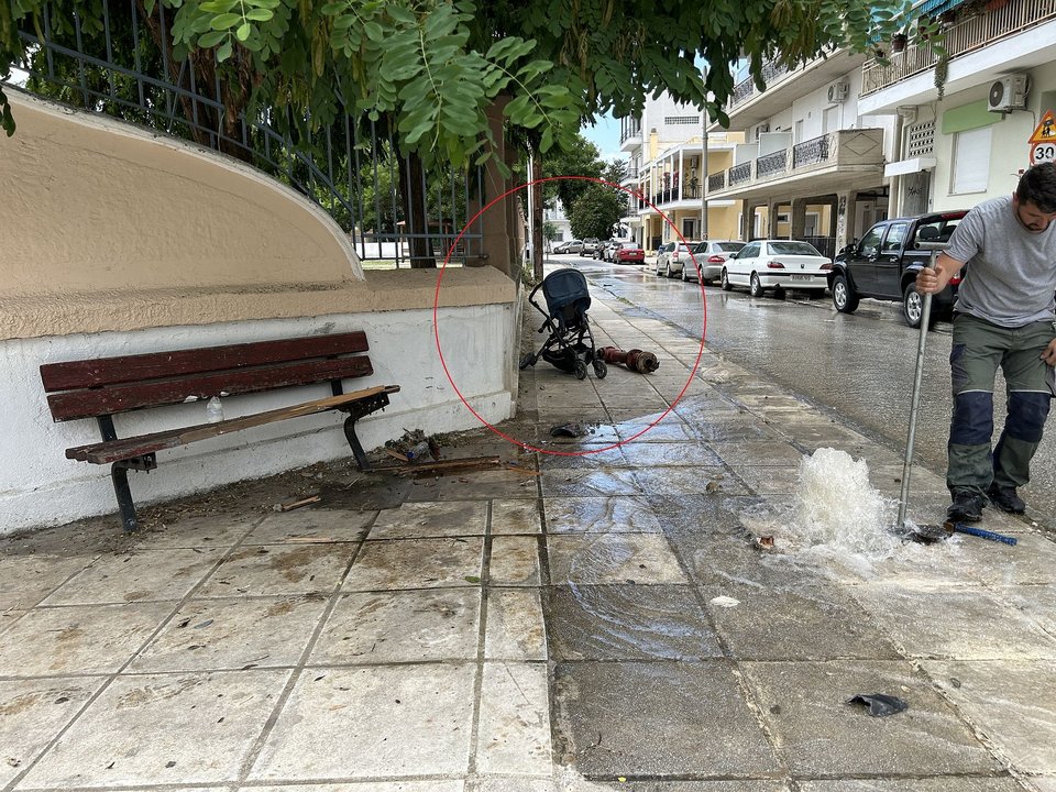 Το σημείο του ατυχήματος / Φωτογραφία: xronos